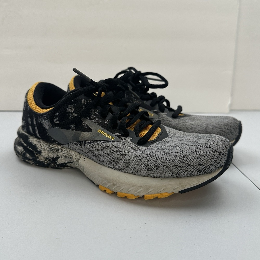 Brooks Launch 6 Running Shoes Womens 5.5 Black Gold Performance Jogging Outdoor